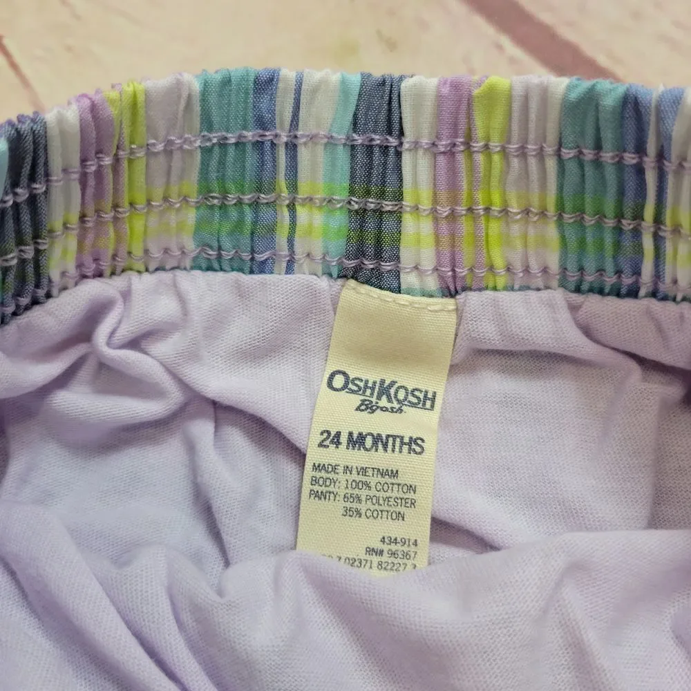 OshKosh plaid skort 24mo